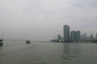 厦门城市海岸风光