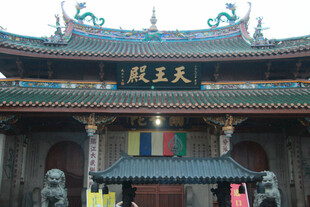 中式天王殿古建筑景观 厦门