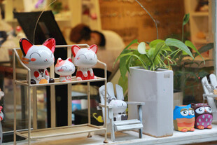 可爱玩偶摆件展示