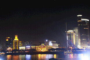 城市璀璨夜景 厦门