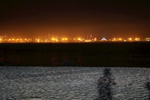 夜晚城市灯火景象 厦门