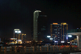 城市璀璨夜景 厦门
