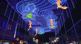 梦幻城市夜景灯光装饰