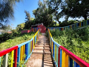 彩色梦幻阶梯 开启童话之旅