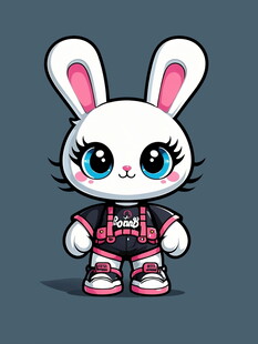 可爱兔子卡通形象