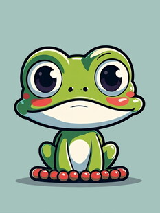 可爱青蛙卡通形象