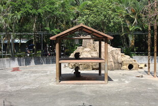 户外木质凉亭景观