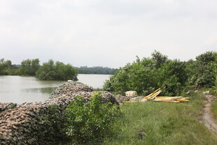 河畔自然风光与休闲设施