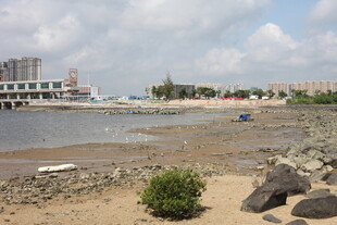 海滨风光岸边景致