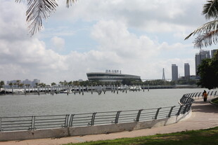 滨海城市景观临水漫步道