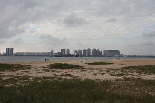 城市边缘的开阔景观