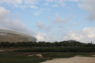 户外体育场与自然景观