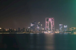苏州中心璀璨夜景
