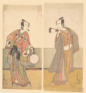 日本传统服饰人物绘画