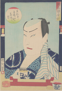 日本传统艺伎人物肖像画