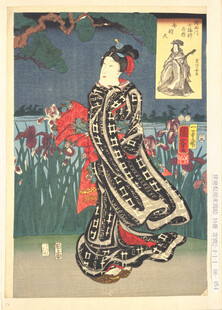 日本传统歌舞伎表演画面