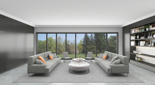 现代简约风客厅宽敞明亮