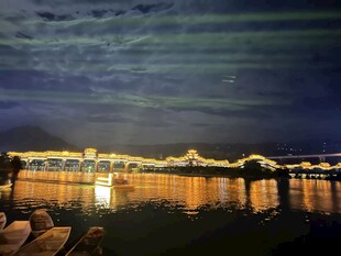 桥廊夜景2