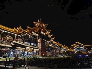 桥廊夜景2
