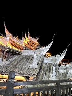 古建筑屋顶房檐