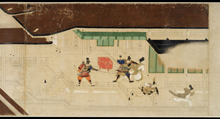 古代狩猎场景壁画