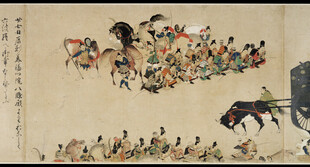 古代狩猎场景画作