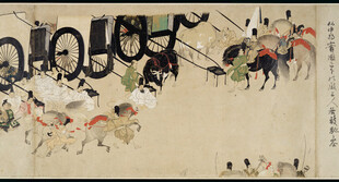 古代战争场景画作