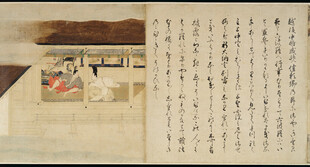 古代书卷中的图文场景