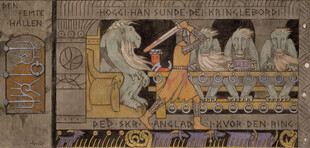 古埃及壁画中的人物场景