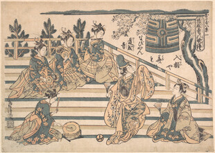 古代人物聚会场景图