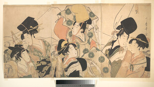 古代人物绘画场景