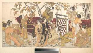 古代人物活动场景绘画