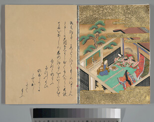 日本传统绘画中的室内场景