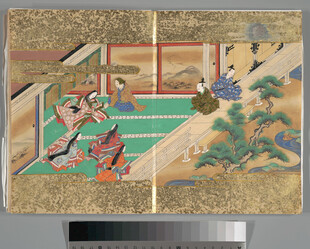 日式传统屏风绘画艺术