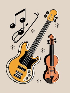 吉他与小提琴的音乐世界