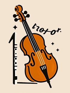 小提琴尺寸示意图