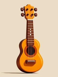 小巧精致的尤克里里