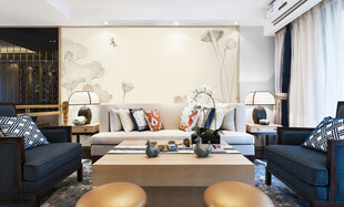 现代简约风客厅室内场景