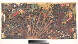 复古风装饰电视画面