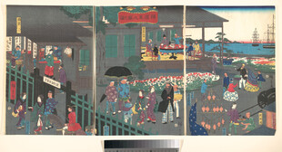 热闹多彩的街头场景