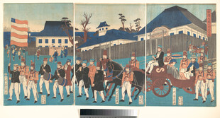 古代出行场景画作