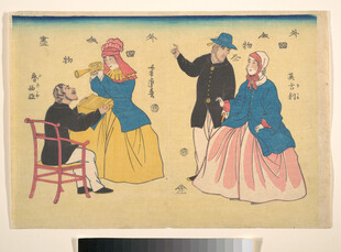 古代人物交流场景图