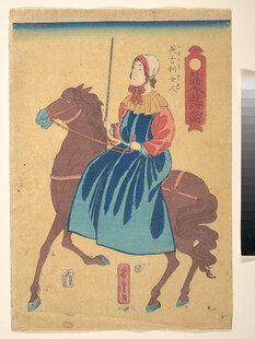 古代骑马持剑人物画像