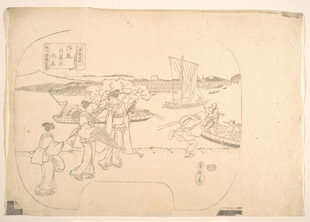 复古场景手绘图