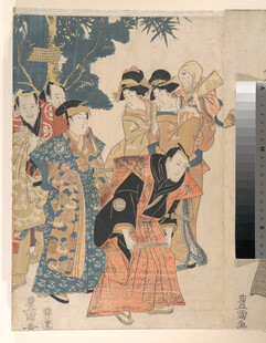 日本传统浮世绘人物场景