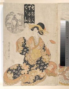 日本传统服饰女子画像