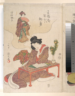 古代日本女性生活场景图