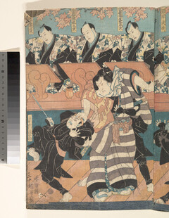 日本传统浮世绘人物场景