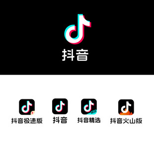 抖音品牌标志及图标展示