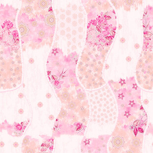 粉色花卉图案背景纹理